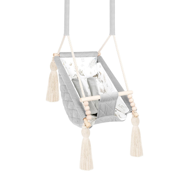 Babyschaukel 3in1 Hellgrau