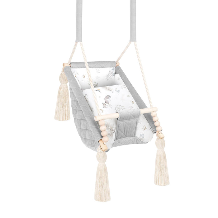 Babyschaukel 3in1 Hellgrau