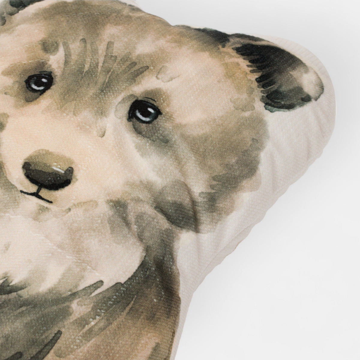 Cuscino decorativo per bambini Orso, dettaglio del motivo illustrato