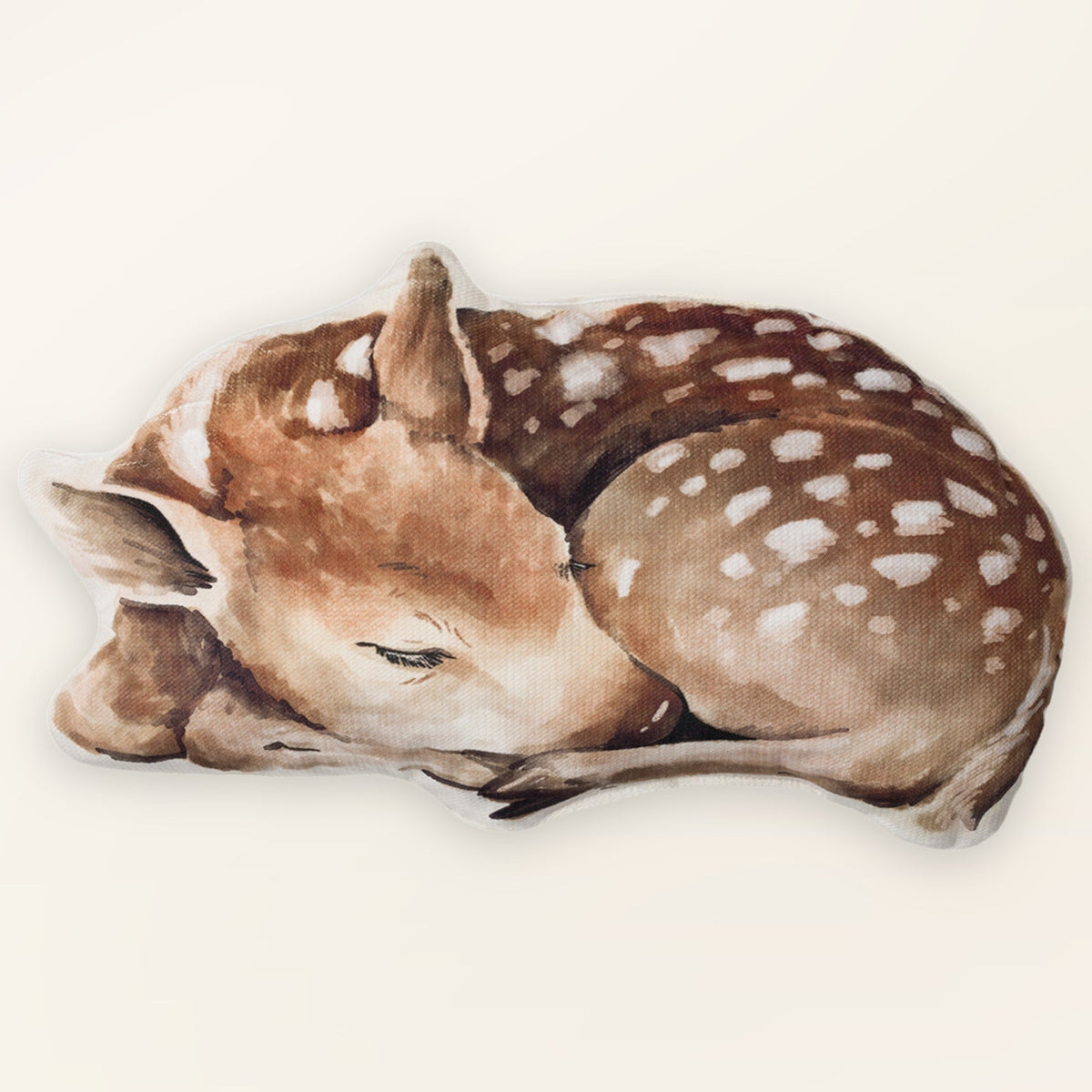 Cuscino decorativo per bambini Capriolo, cuscino a forma di animale, vista frontale