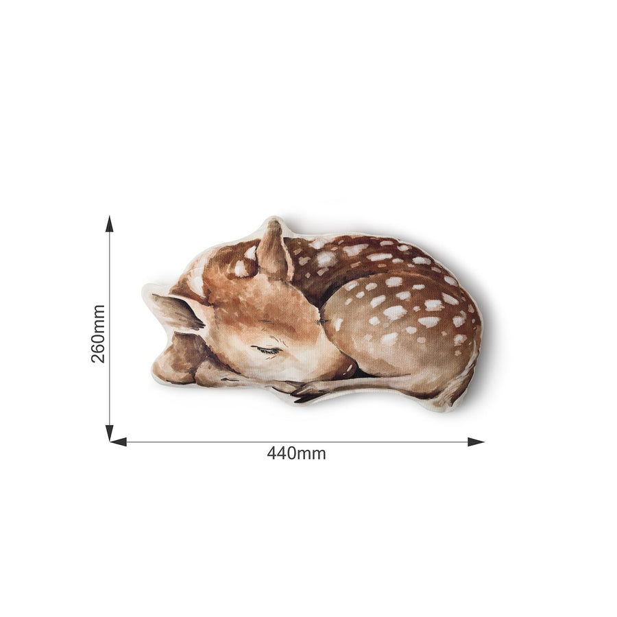 Cuscino decorativo per bambini Capriolo, misure: larghezza 44 cm, altezza 26 cm
