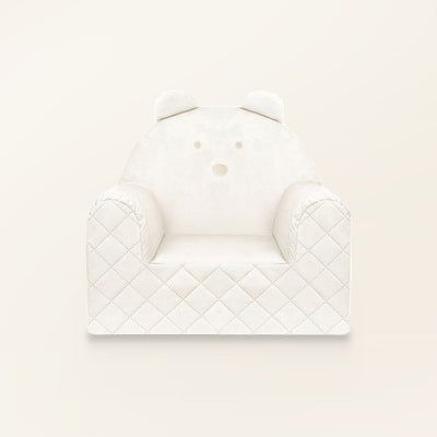 Poltroncina a forma di orso beige